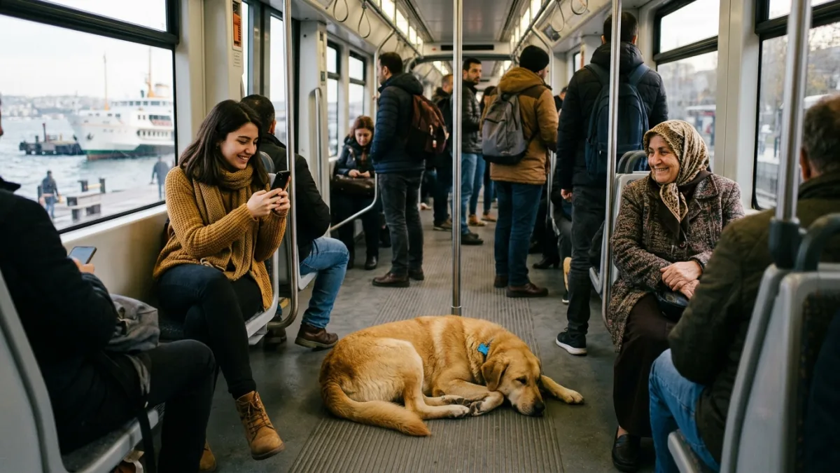 İstanbul'un Gezgin Köpeği Boji Yirmi Dokuz Durak Dolaştı