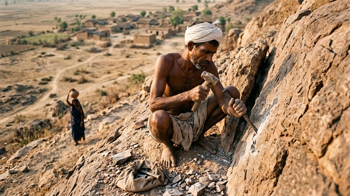 Dağı Yaran Adam Dashrath Manjhi Çekiç ve Keskiyle Yirmi İki Yıl Çalıştı