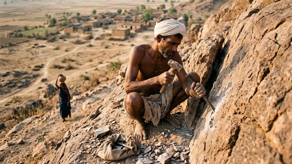 Dağı Yaran Adam Dashrath Manjhi Çekiç ve Keskiyle Yirmi İki Yıl Çalıştı