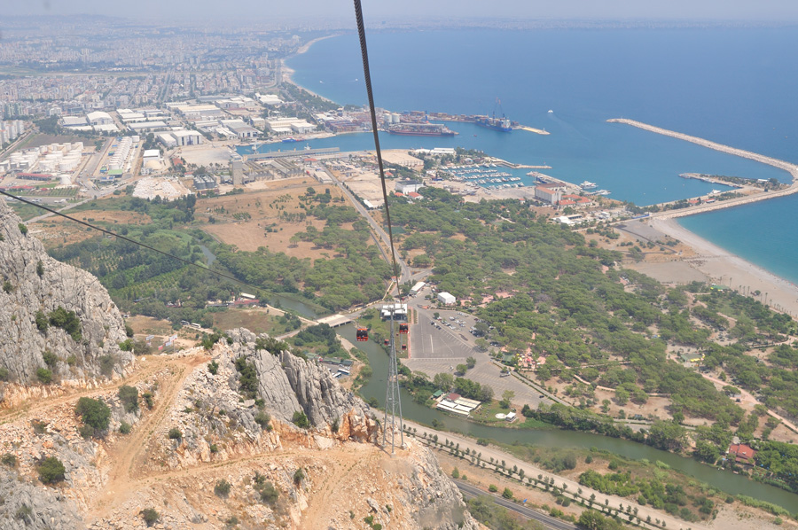 Teleferikten Antalya manzarası