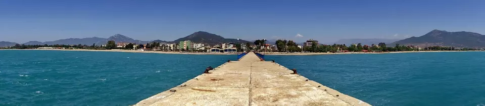 Anamur İskele mahallesinin görünümü