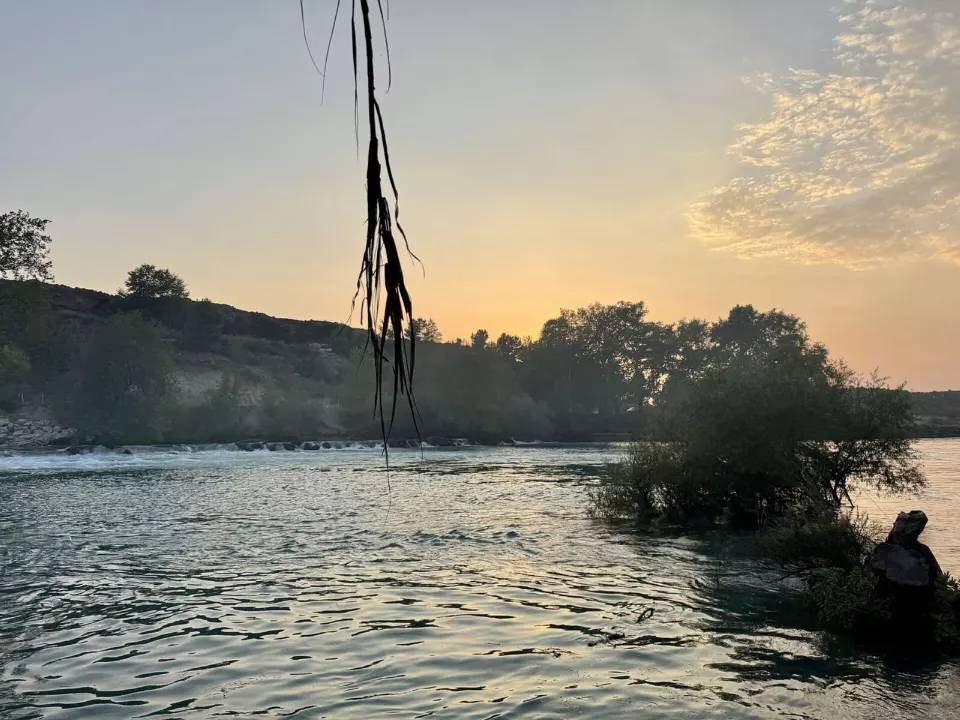 Manavgat Irmağı ve kıyısı