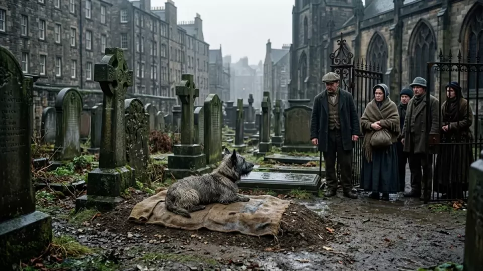 Edinburgh'un Sahipsiz Köpeği Greyfriars Bobby Mezarın Başında On Dört Yıl Bekledi