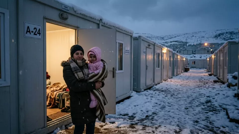 Malatya'da 21 Metrekarede Geçen Üç Kış ve Bir Konteyner Kentin Hikâyesi