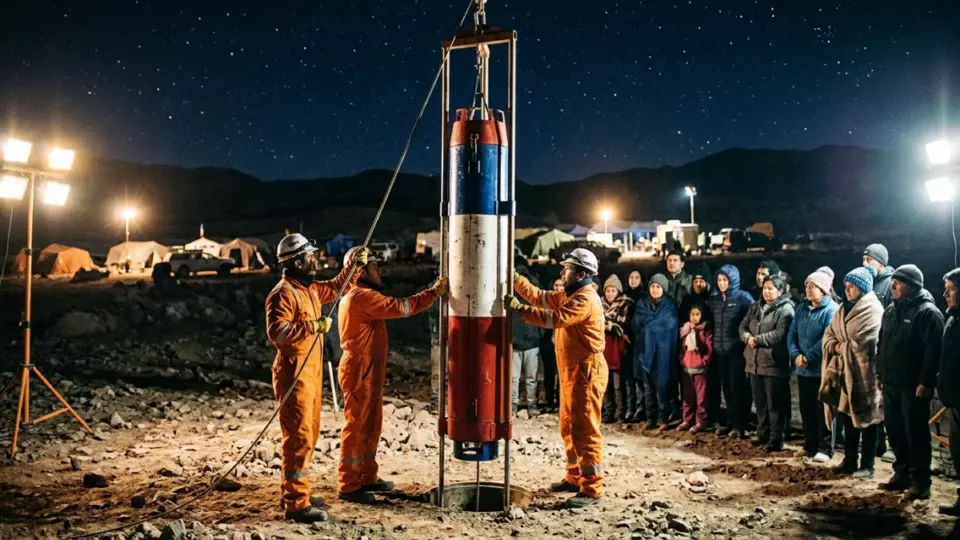 Şili'nin 33 Madencisi Yerin 700 Metre Altında 69 Gün Kaldı